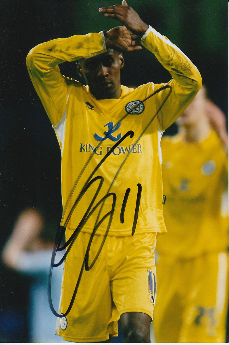 LEICESTER CITY HAND SIGNED LLOYD DYER 6X4 Photo Poster painting 8.