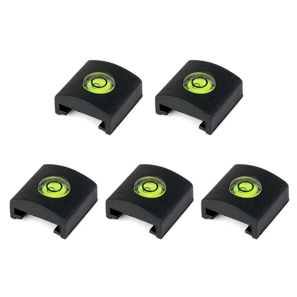 

5pcs/set Camera Bubble Level Silicone Hot Shoe Cover with Spirit Level, 501 Original
