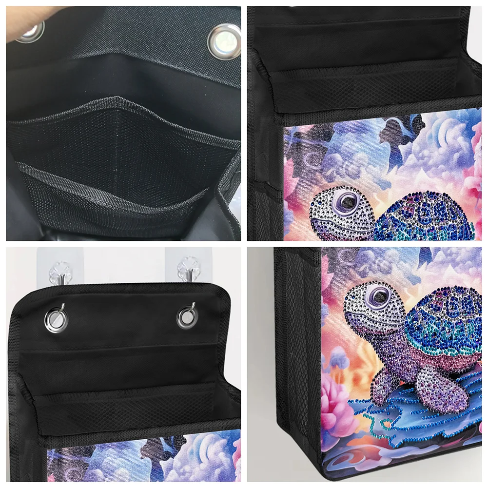 DIY Sea Turtle Diamond Painting Storage Bag Diamond Art Sundries Holder Bag