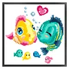 Bead Embroidery - Partial Printed 9CT Fish(27x27 CM)