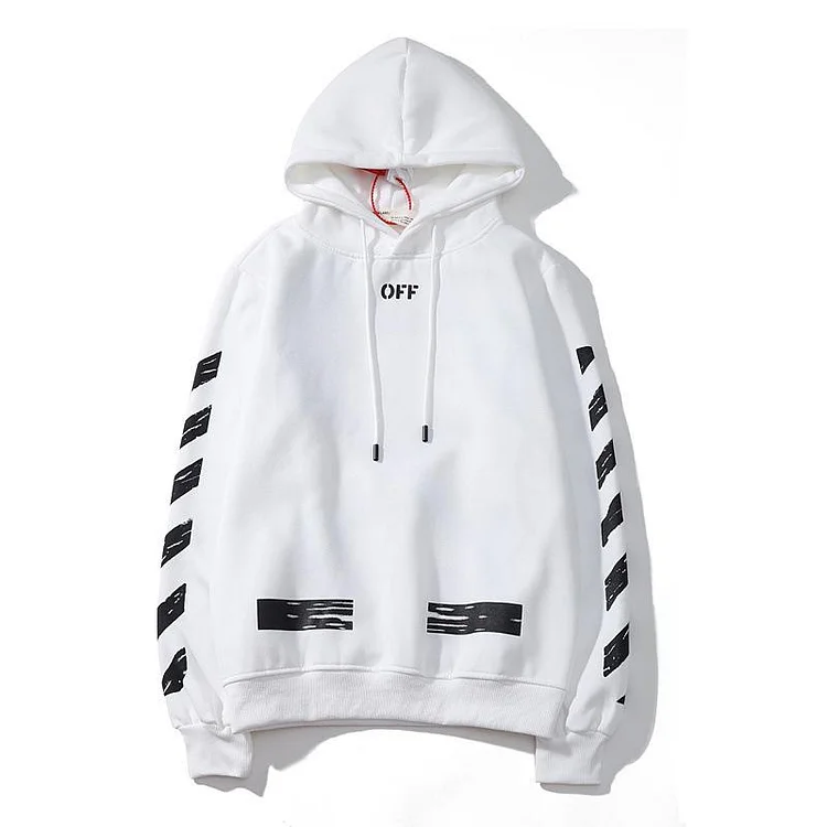 Off White Pullover Sweater Men's and Women's Autumn Winter Street Fashion Hoodie Owt