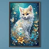 White Fox 40*60cm(canvas) full round drill diamond painting