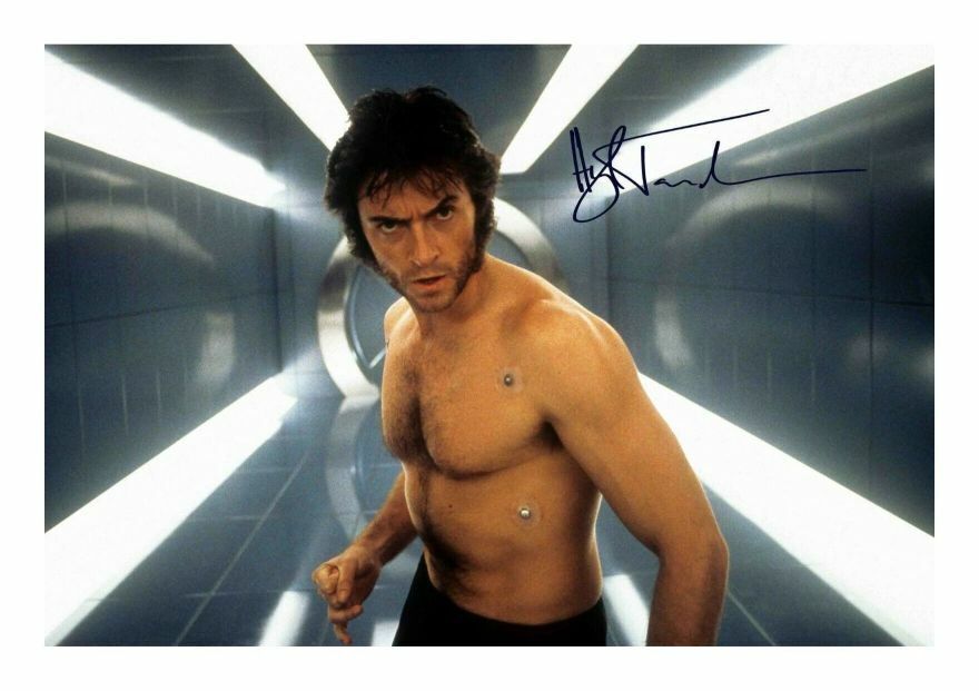 HUGH JACKMAN - WOLVERINE AUTOGRAPH SIGNED PP Photo Poster painting POSTER