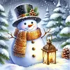 Snowman - Square AB Drills Diamond Painting(45*45cm)