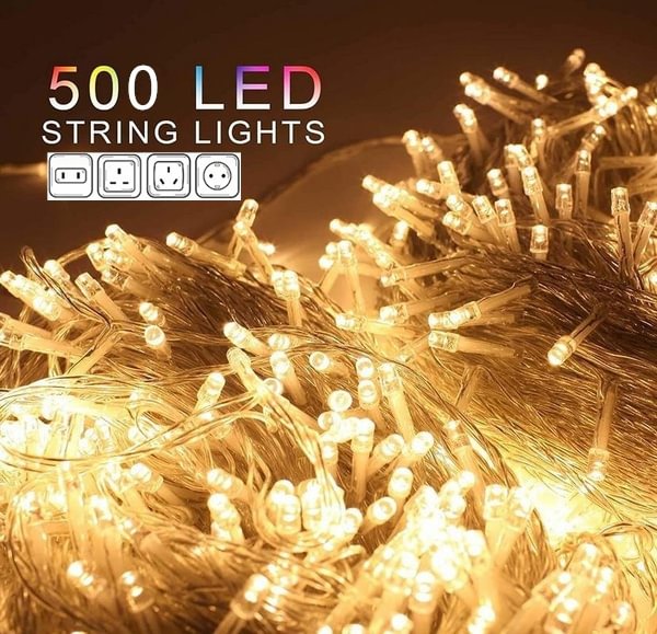 LED Fairy String Lights LEDs Christmas Lights Outdoor Waterproof 100M 50M 30M 20M 10M LED String Lights Decoration for Party Festival Wedding Garland Lightings