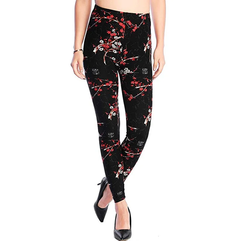 Women Comic Leggings Cartoon Printed Leggins high Stretch Girls Legging Punk Rock Leggin Disco Pants Evening Clubwear 9 styles