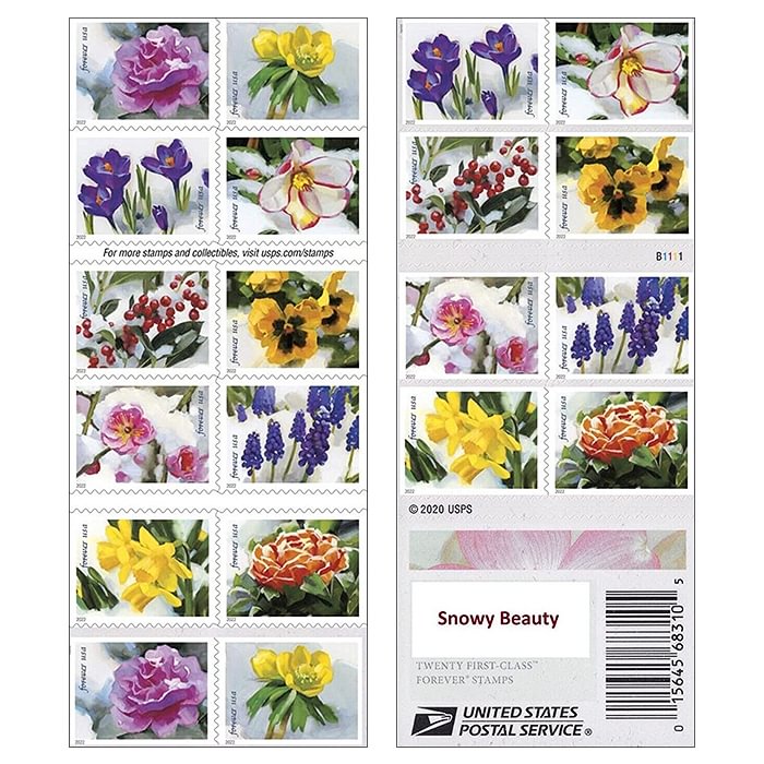 Snowy Beauty Stamps 2022