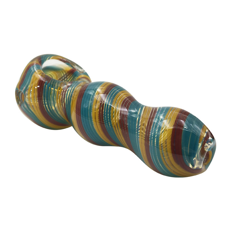 Colorful Glass Spoon Pipe for Tobacco Smoking