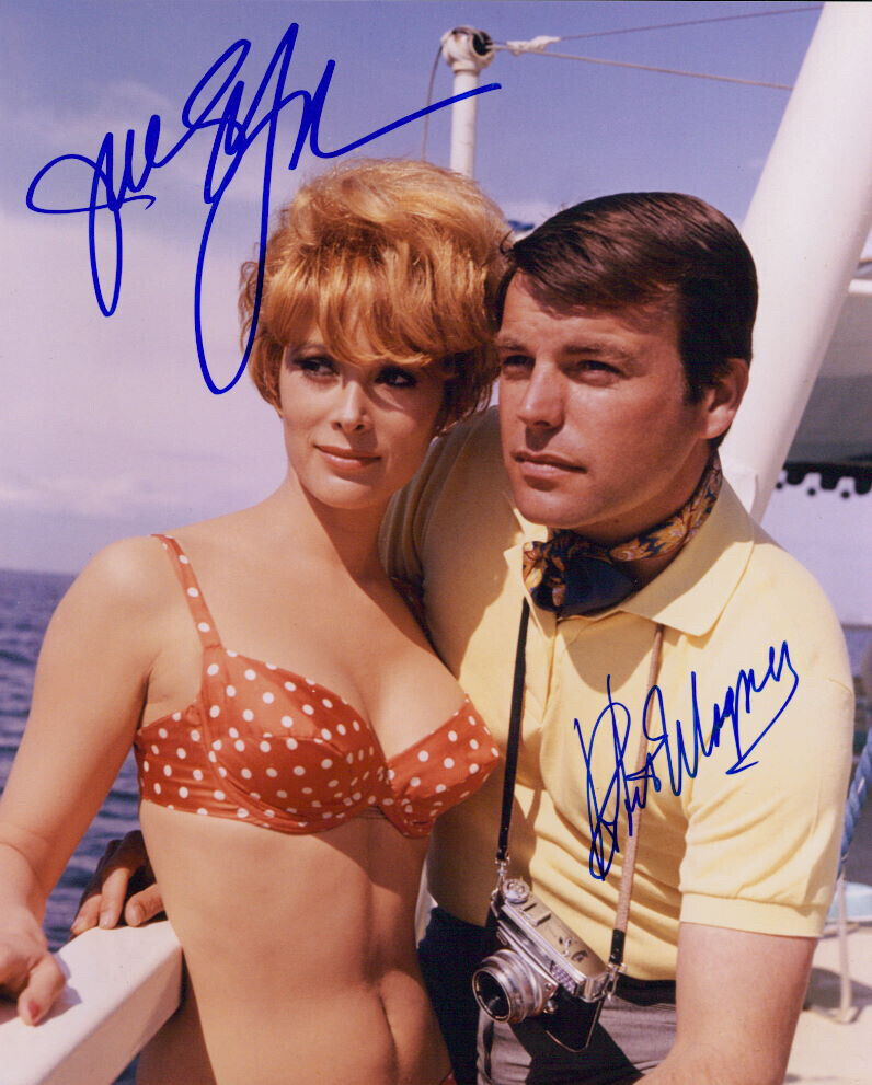 Robert Wagner & Jill St.John signed 8x10 Photo Poster painting