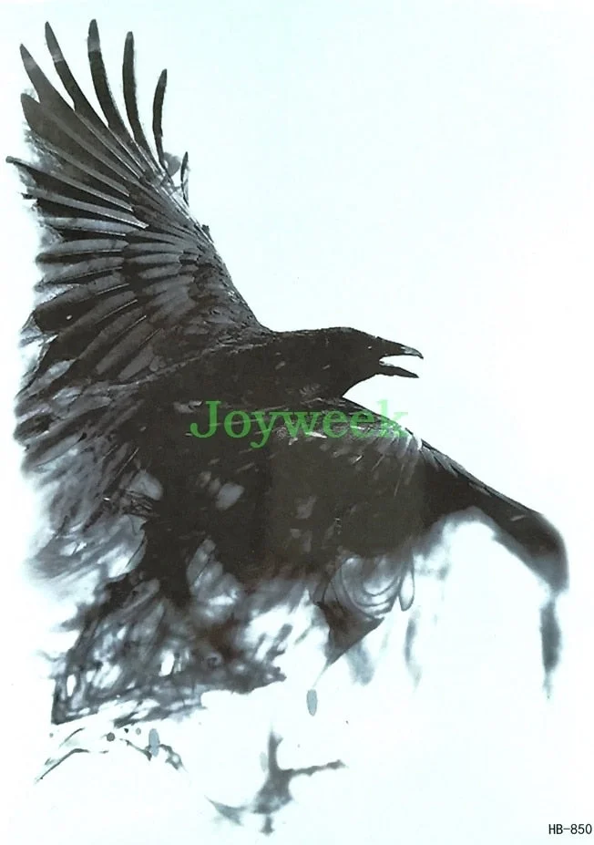 Waterproof Temporary Tattoos Sticker Scorpion Fly birds dark clouds fake tattos flash tatoo tatouage for women men