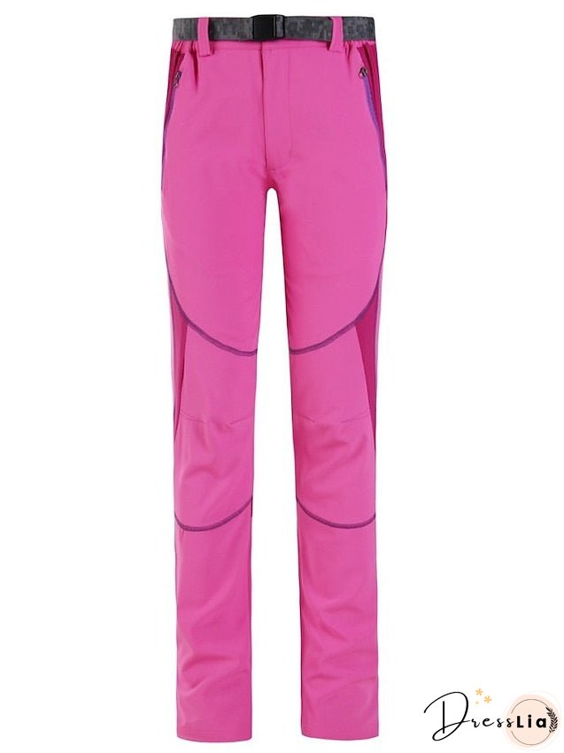 Women's Hiking Pants Trousers Patchwork Summer Outdoor Uv Resistant Breathable Quick Dry Lightweight Pants / Trousers