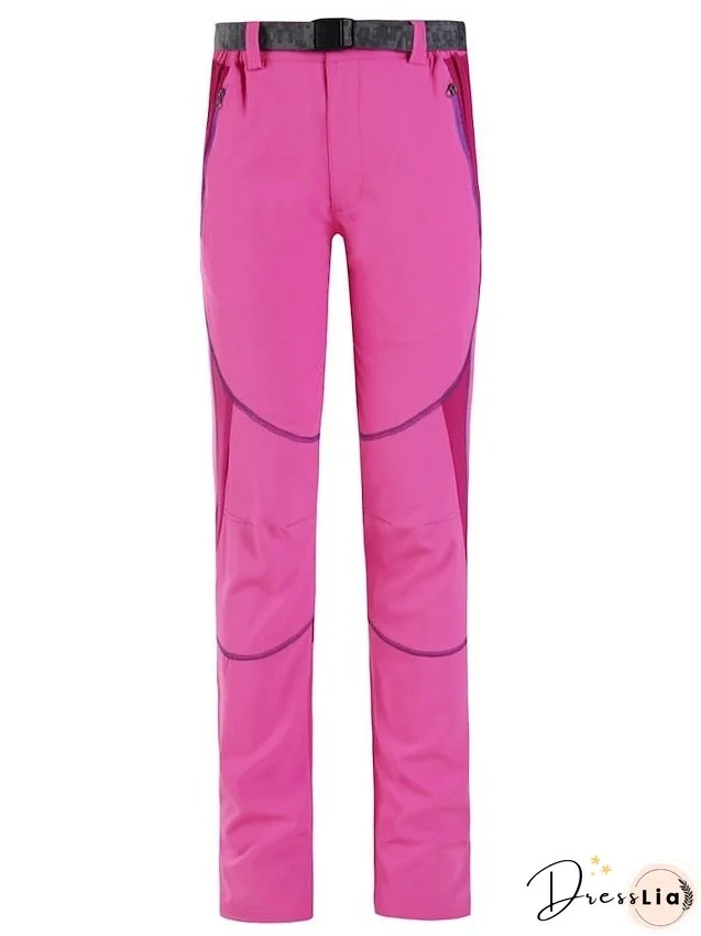 Women's Hiking Pants Trousers Patchwork Summer Outdoor Uv Resistant Breathable Quick Dry Lightweight Pants / Trousers