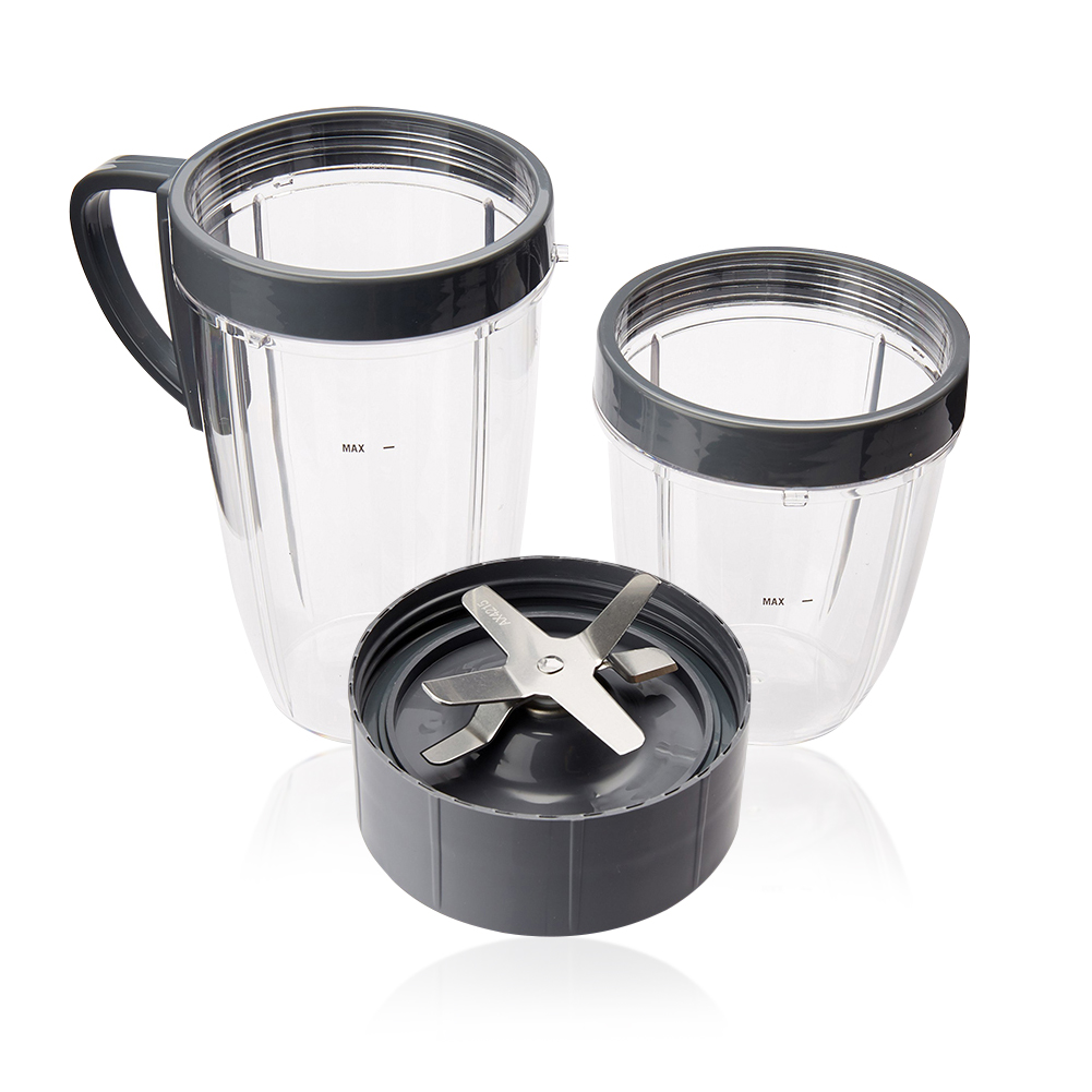 

5pcs Blender Juicer Accessories Gear Base Mug Cup Cover Lid Knife Blade Set, 501 Original