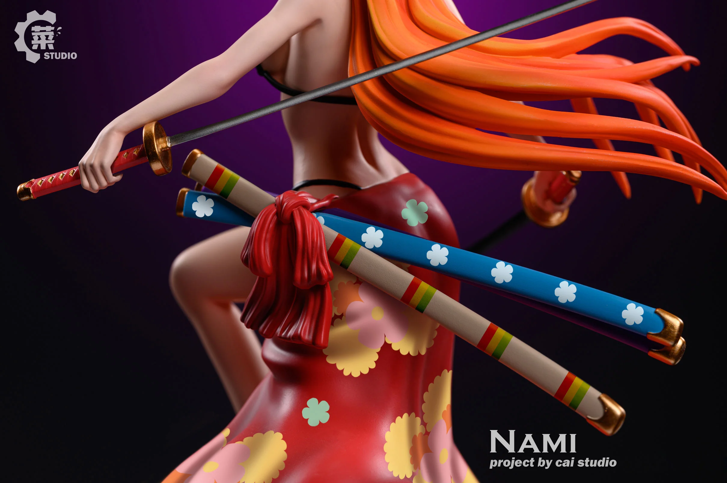 Very happy to have this three sword style Nami figure : r