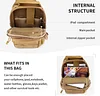 Brusttasche Taktisch Umhängetasche Molle Schultertasche Militärisch Wasserdicht Chest Sling Pack Casual Crossbody Bag für Outdoor Armee Reisen Wandern Camping Jagd