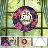 Diamond Painting Acrylic Single-Sided Drill Faith Hummingbird Sign Pendant for Home Decor
