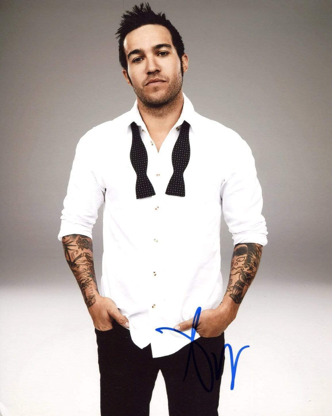 Pete Wentz MUSICIAN autograph, signed Photo Poster painting