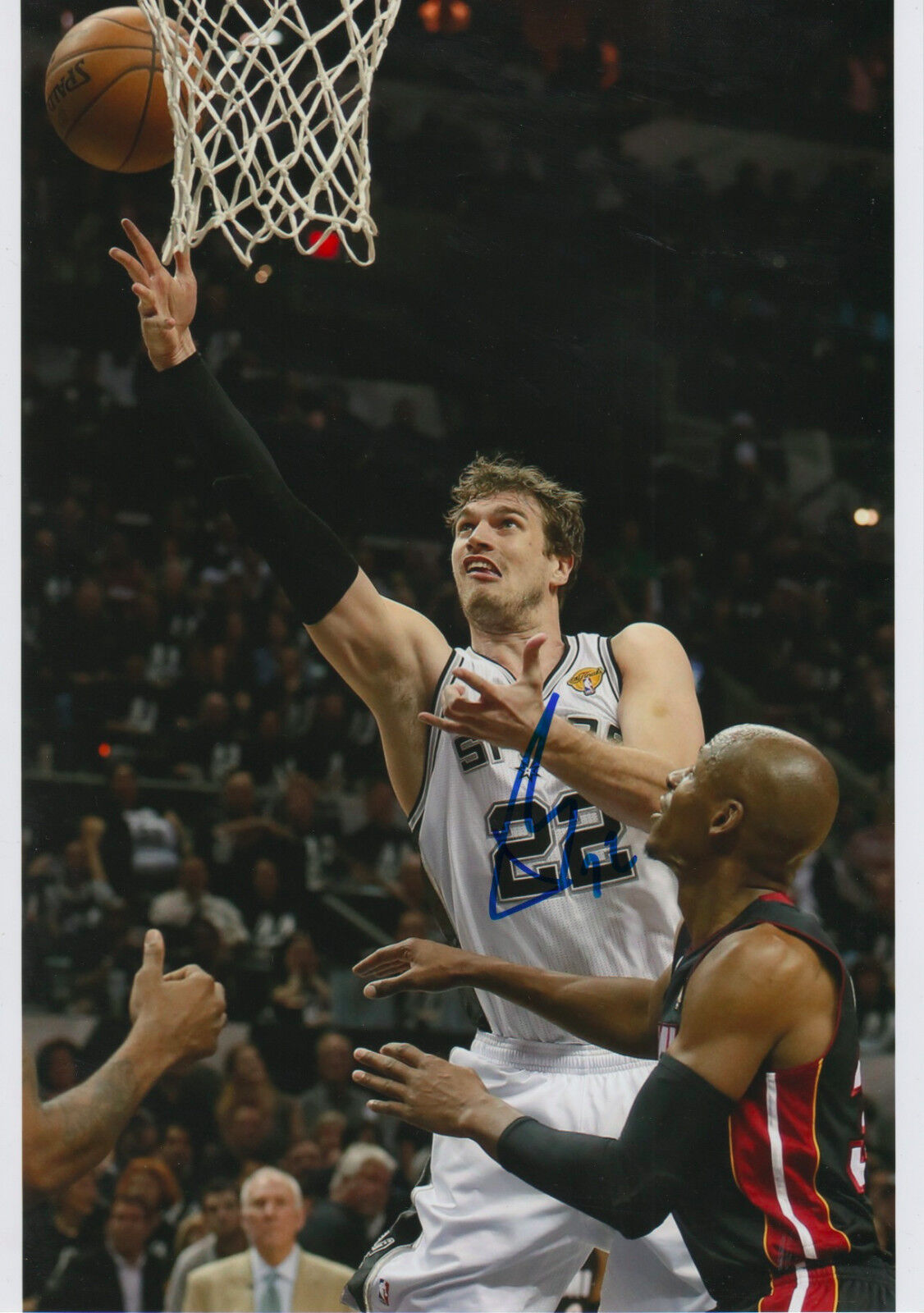 Tiago Splitter Spurs NBA signed 8x12 inch Photo Poster painting autograph