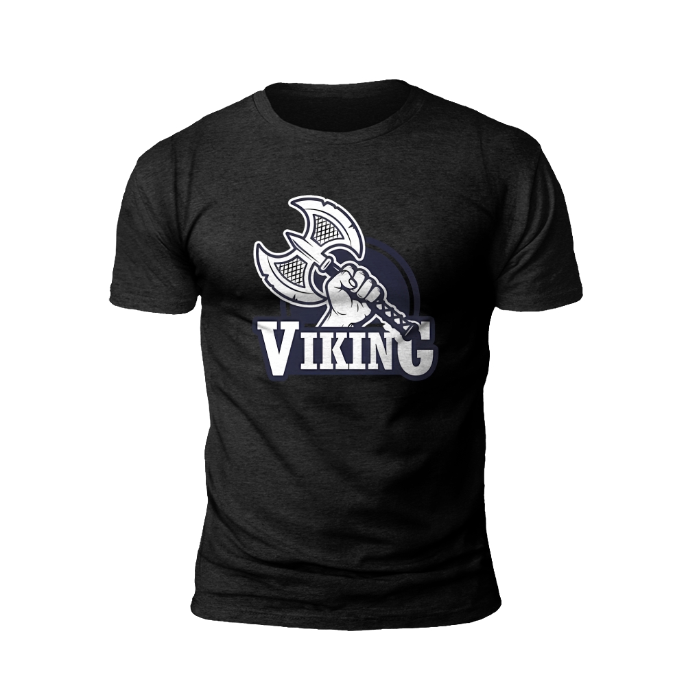 Viking Axe Power T-Shirt: Strength and Valor