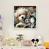 Dog Cat-11CT Stamped Cross Stitch 40*40cm/15.75*15.75in tapestrymarket