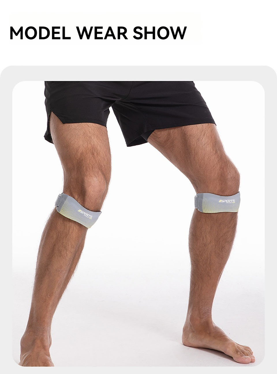 Likron Watches Adjustable Patella Tendon Knee Strap for Running