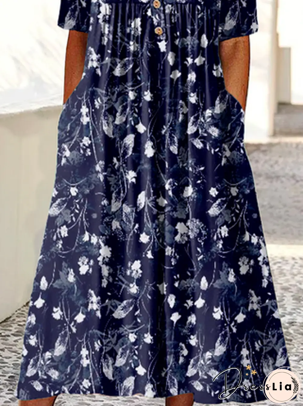 Best Selling Womens Half-Sleeve Dress Regular Size