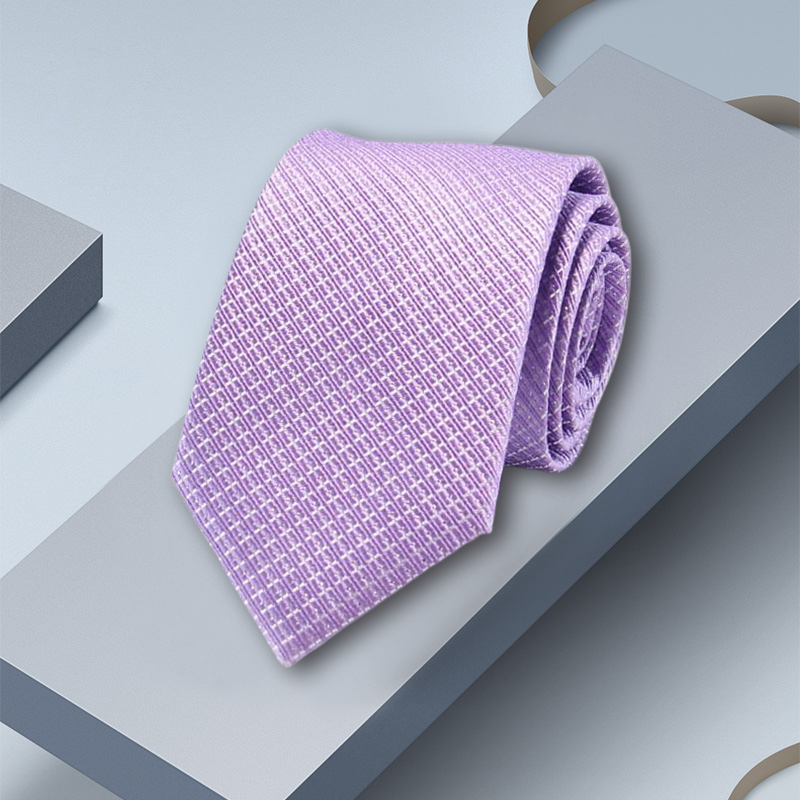 Cravate en soie de fête pour hommes de 7.5 cm- SOIE PLUS