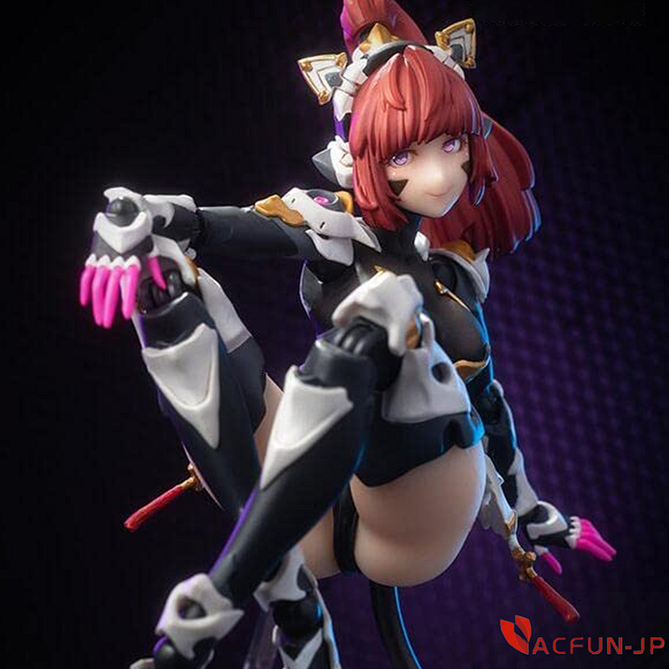 【予約】大火鳥玩具 セクシー 美人 女性 科学猫娘 日向ヒマワリ シームレス 可動 アクション フィギュア