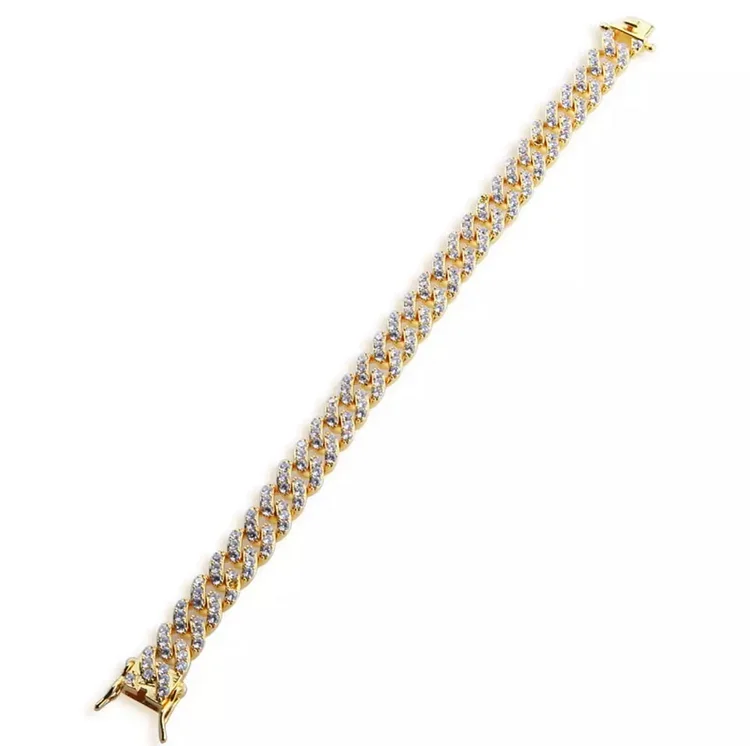 Cuban Link Anklet Bracelet 9mm