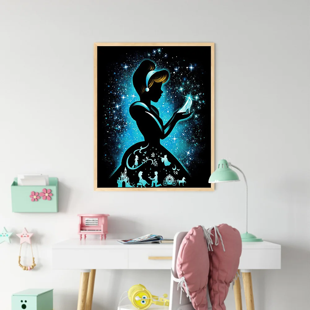 Full Round Diamond Painting 40*50cm - Silhouette