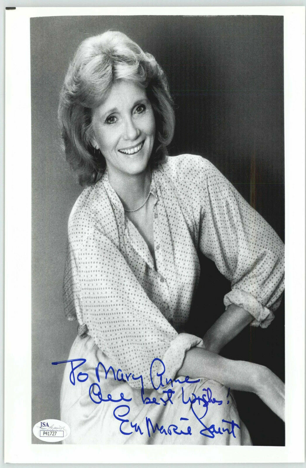 EVA MARIE SAINT AUTOGRAPHED SIGNED 8X10 JSA AUTHENTICATED COA #P41727