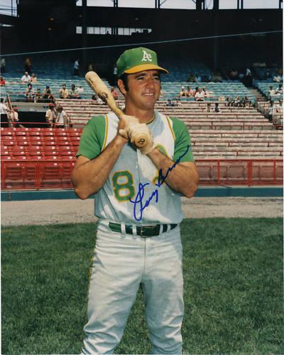 LARRY BROWN OAKLAND A'S ACTION SIGNED 8x10 Photo Poster painting