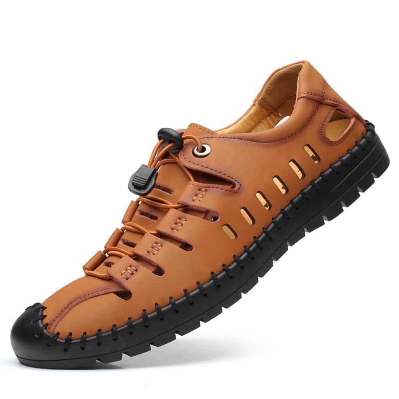 2022 new breathable comfortable leather sandals