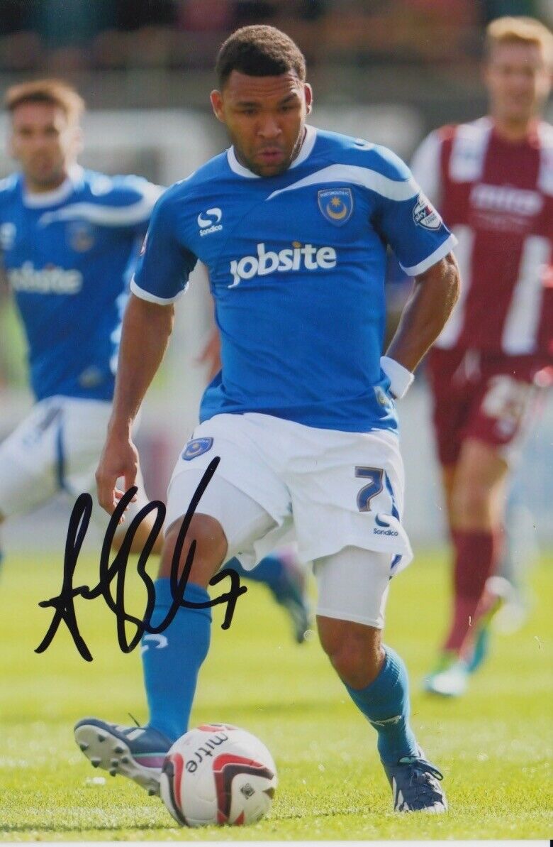 PORTSMOUTH HAND SIGNED ANDY BARCHAM 6X4 Photo Poster painting.