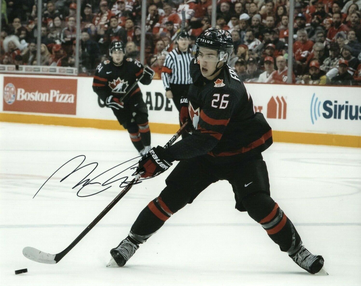 Team Canada Morgan Frost Autographed Signed 8x10 NHL Photo Poster painting COA #7