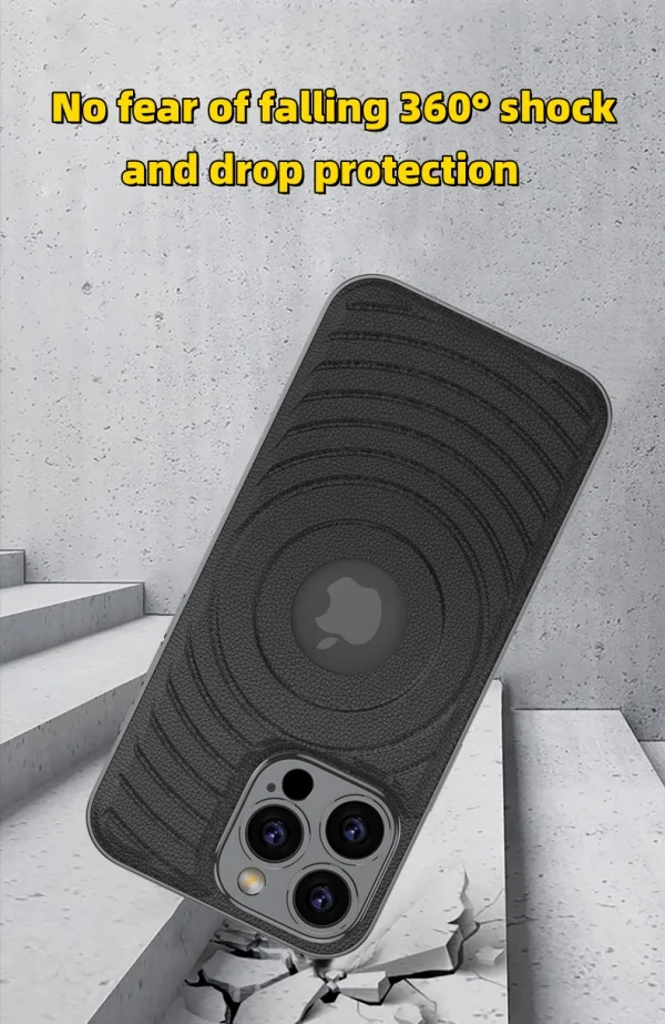 Fashion Electroplated Leather IPhone Case