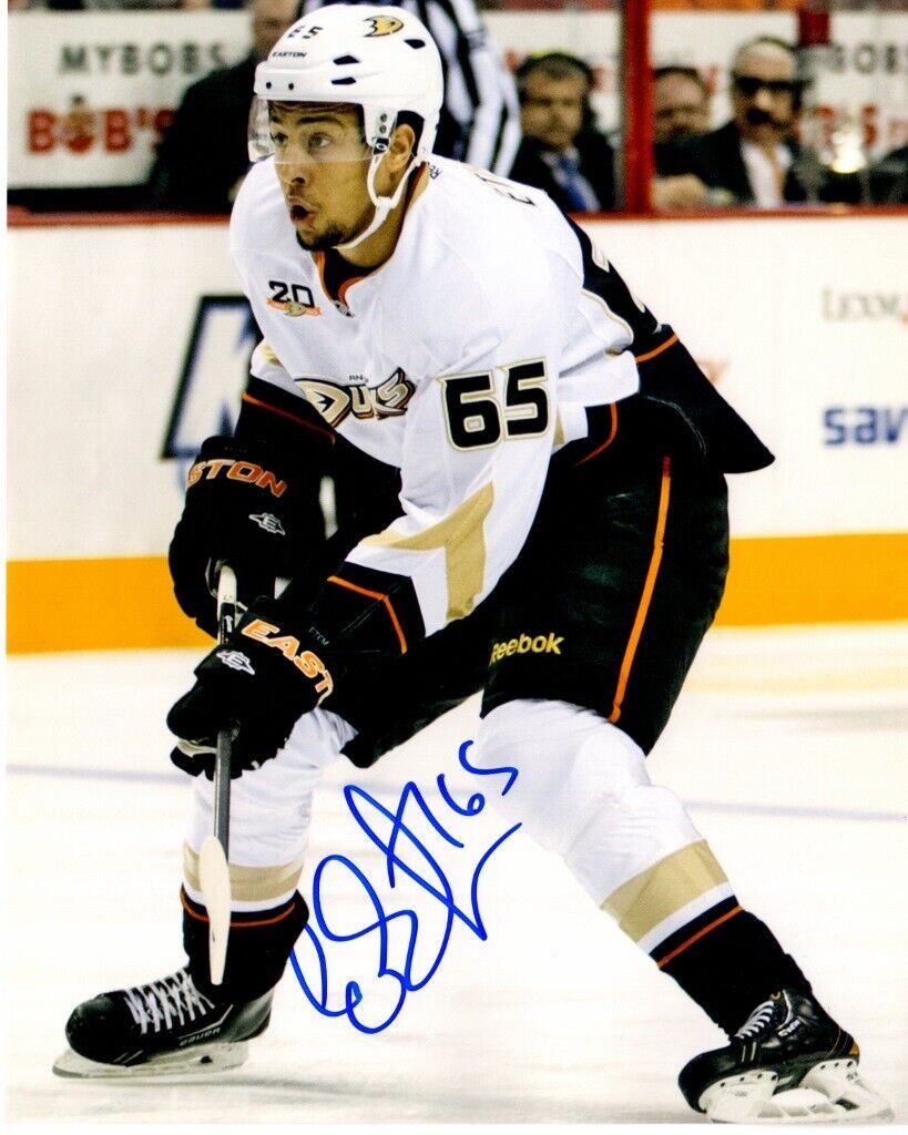 Emerson Etem Signed - Autographed Anaheim Ducks 8x10 inch Photo Poster painting with Certificate