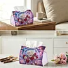Diamond Painting Rose Dreamcatcher PU Leather Tissue Box for Napkin Holder