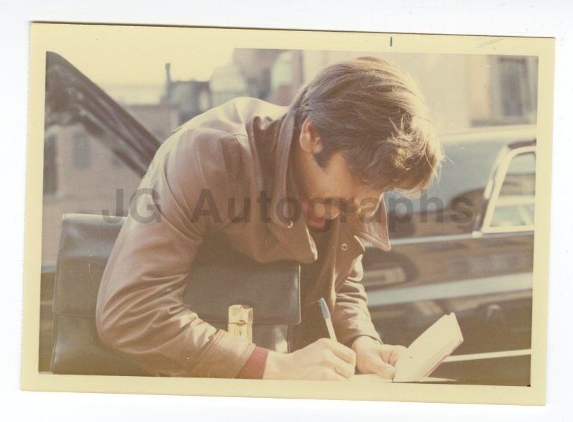 Chaim Topol - Vintage Candid Photo Poster painting by Peter Warrack - Previously Unpublished