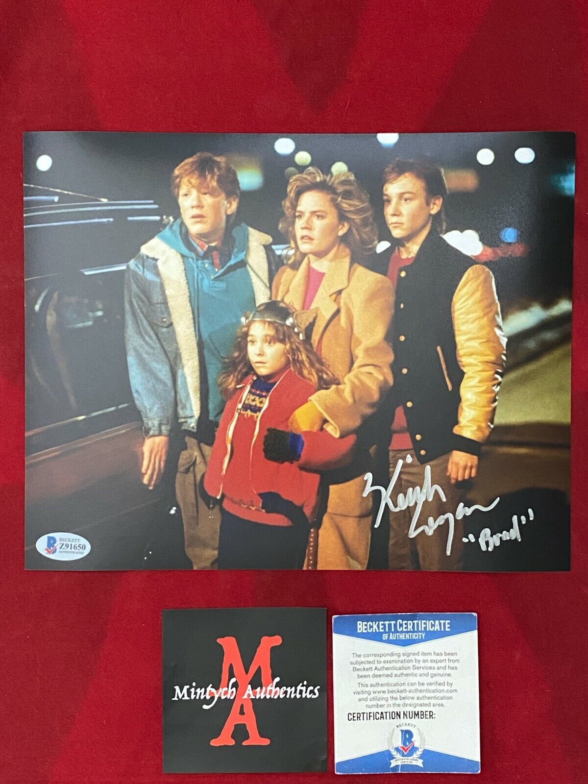 KEITH COOGAN SIGNED 8x10 Photo Poster painting! ADVENTURES IN BABYSITTING! BECKETT COA!