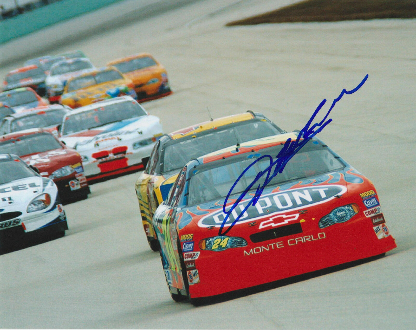 Jeff Gordon Autographed Signed 8x10 Photo Poster painting ( HOF ) REPRINT