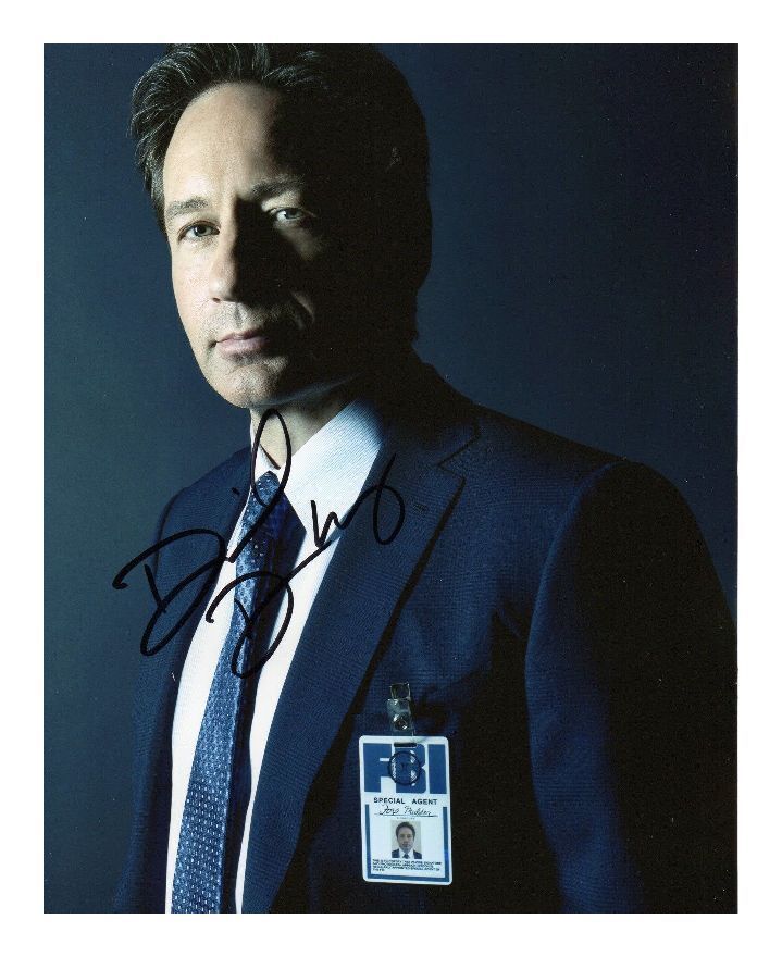 DAVID DUCHOVNY AUTOGRAPHED SIGNED A4 PP POSTER Photo Poster painting PRINT 1