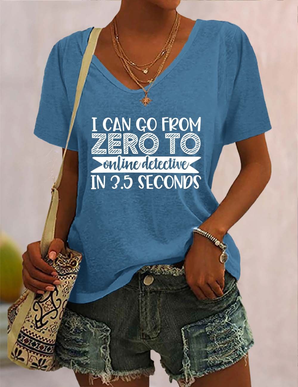 I Can Go From Zero V Neck T-Shirt