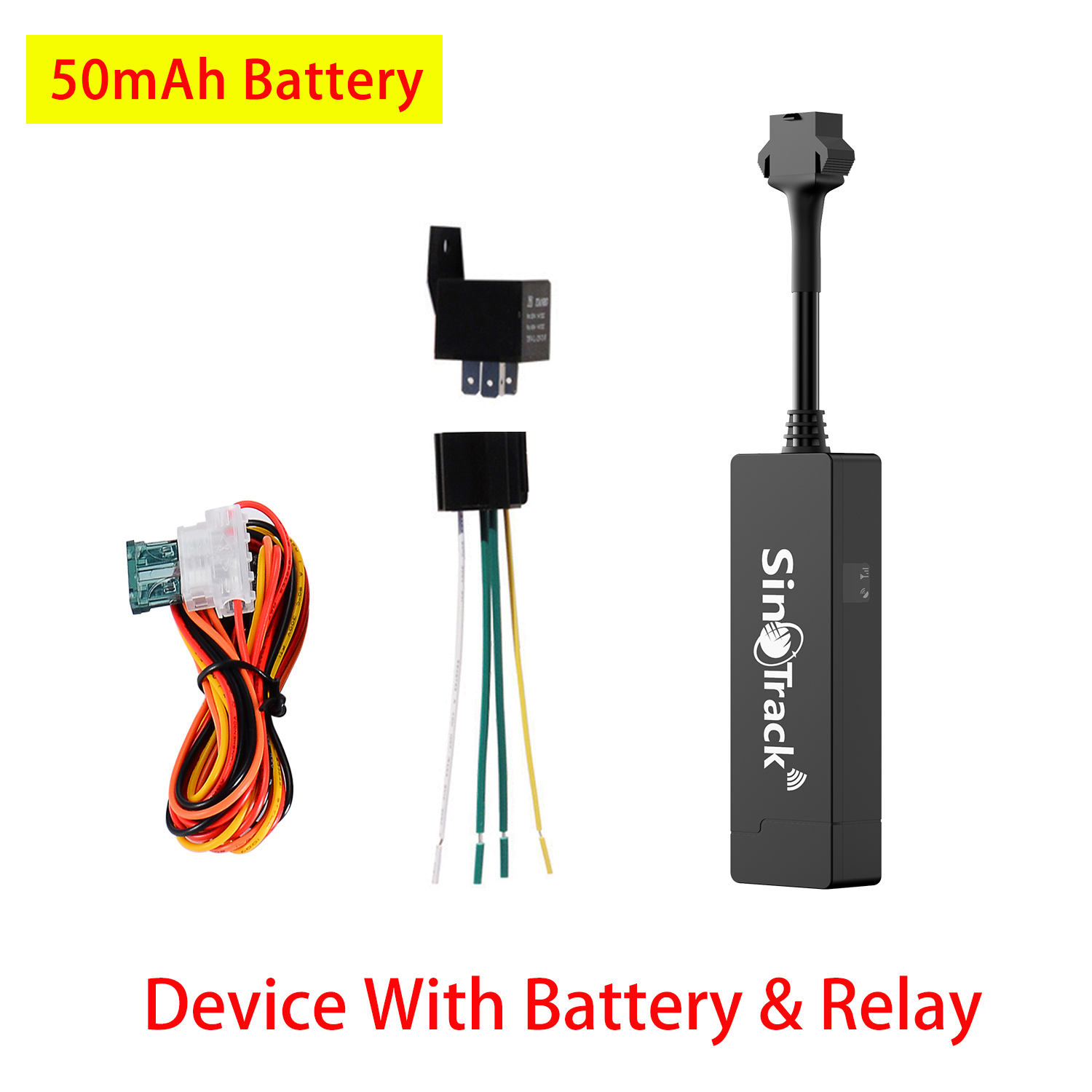 SinoTrack GPS Tracker GSM GPRS Vehicle Tracking Device Monitor Locator Remote Control ST-901A for Motorcycle with free APP