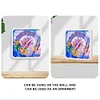 Mandala Lotus Special Shape 5D Diamond Painting Clock Art Craft With Frame Kit