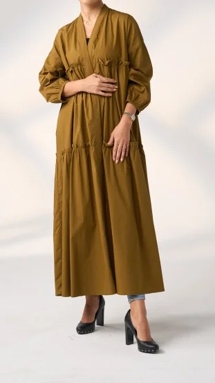 Cotton Linen Cardigan Abaya-inspireuse