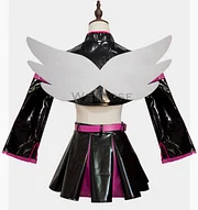 [Wetrose] In Stock Miriella Miriera 2.5 Dimensional Seduction Cosplay Costume Millyela Black Leather Wig Full Set