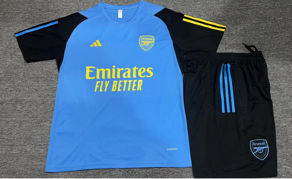 23/24 Arsenal Short Sleeve Training Kit Football T-Shirt