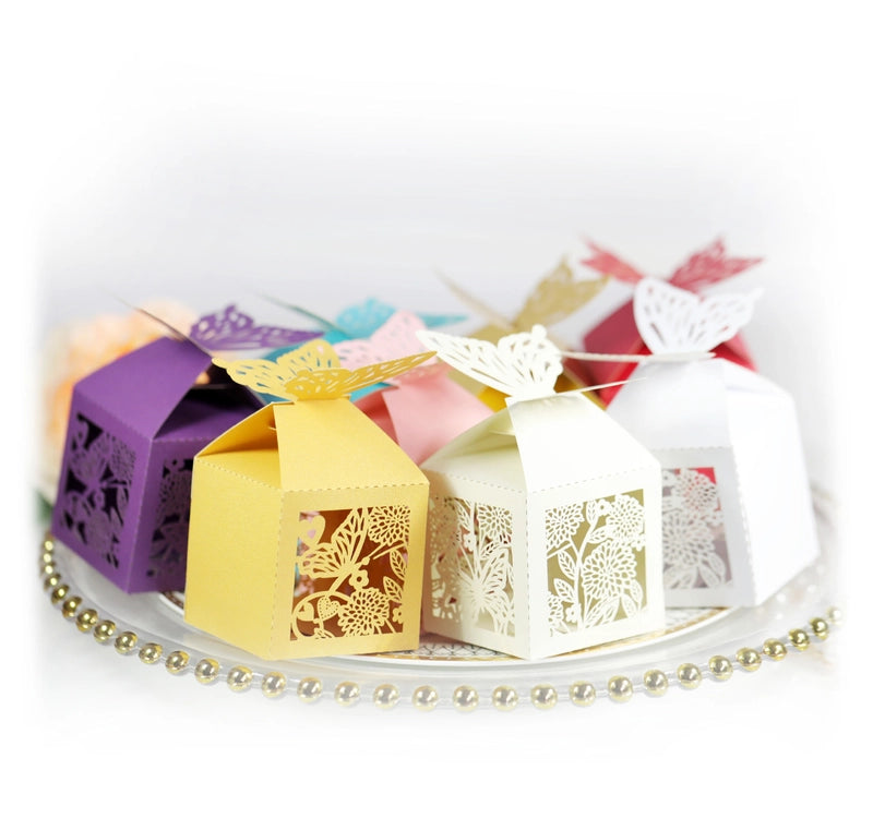 Valentine'S Day Solid Color Butterfly Paper Wedding Party Date Gift Wrapping Supplies Gift Wrapping Supplies 1 Piece