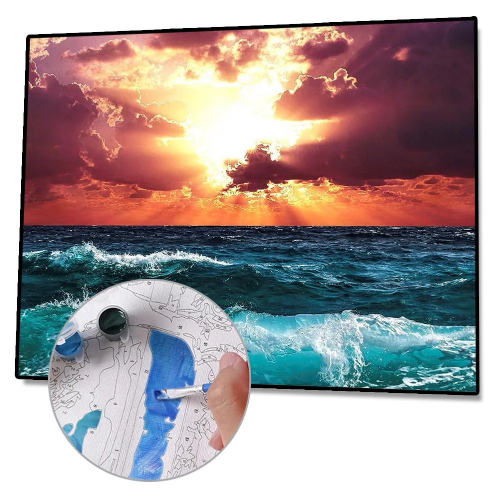 Waves - Paint By Number(50*40cm)